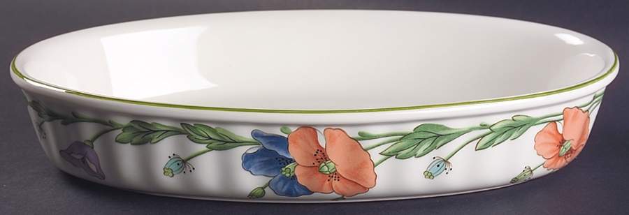 Amapola 11" Oval Baker by Villeroy & Boch-1