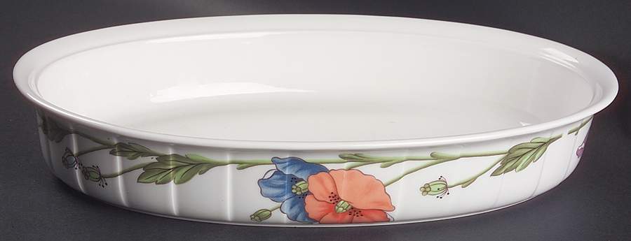 Amapola 14" Oval Baker by Villeroy & Boch-1