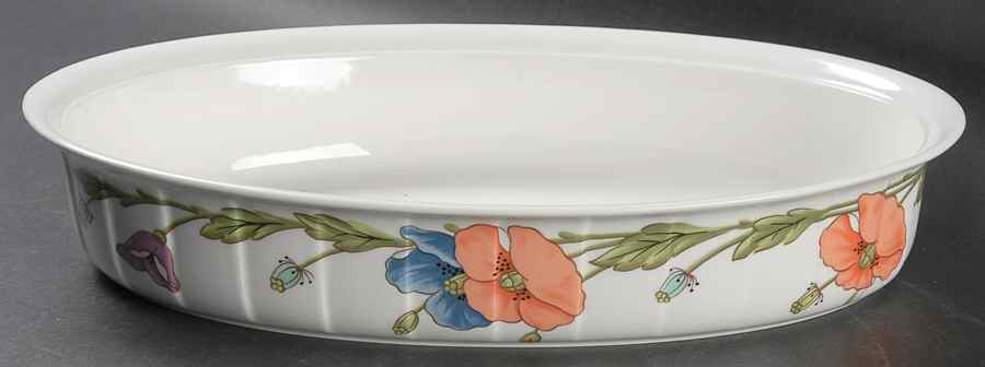 Amapola 12'' Oval Baker by Villeroy & Boch-1
