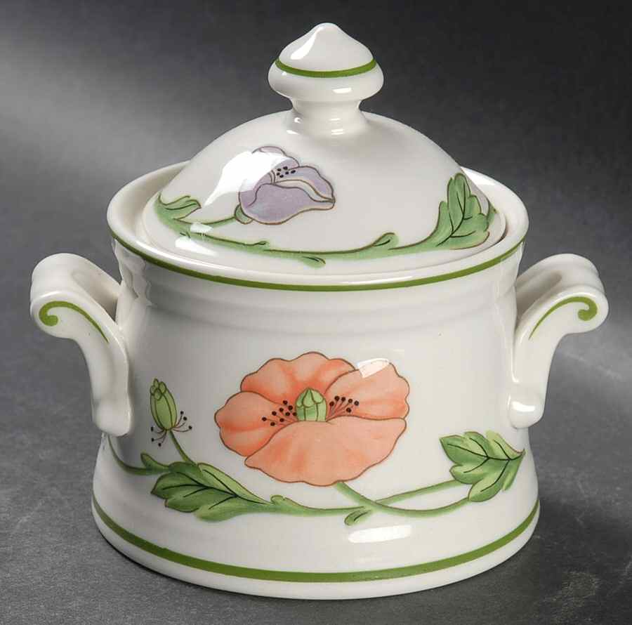 Amapola Sugar Bowl & Lid by Villeroy & Boch-1