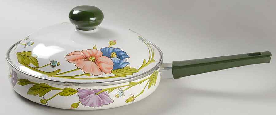 Amapola 10" Metal Skillet & Lid by Villeroy & Boch-1