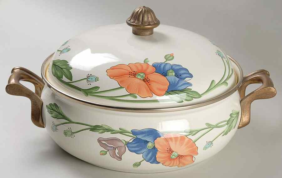 Amapola 4 Qt Metal Covered Casserole by Villeroy & Boch-1