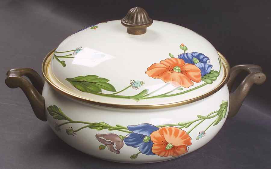 Amapola 3 Quart Metal Covered Casserole by Villeroy & Boch-1