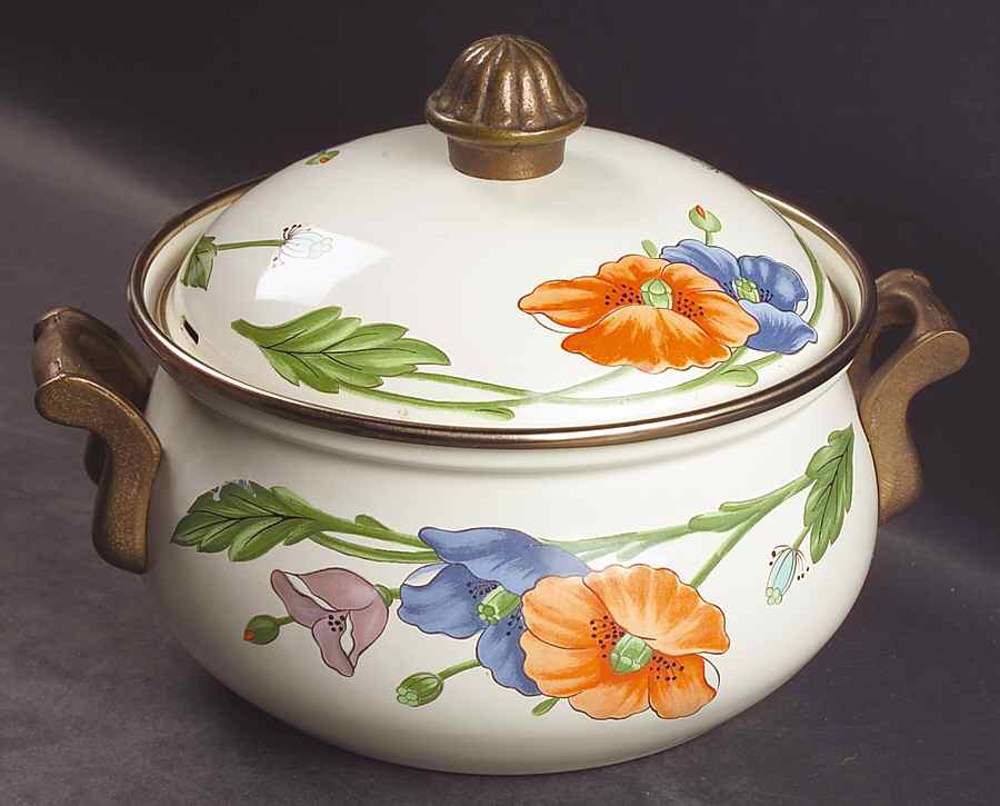 Amapola 1.5 Quart Metal Covered Casserole by Villeroy & Boch-1