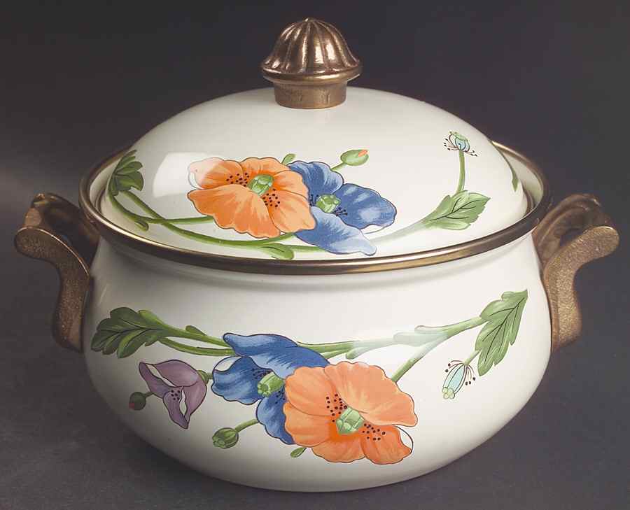 Amapola 2 Quart Metal Covered Casserole by Villeroy & Boch-1