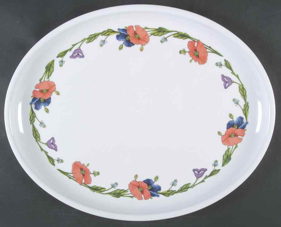 Amapola Plastic Oval Serving Tray by Villeroy & Boch-1