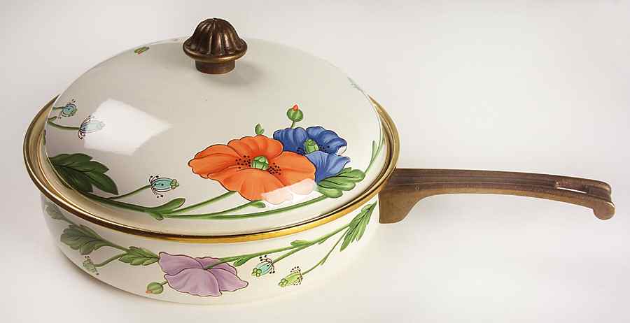 Amapola 9" Metal Skillet & Lid by Villeroy & Boch-1