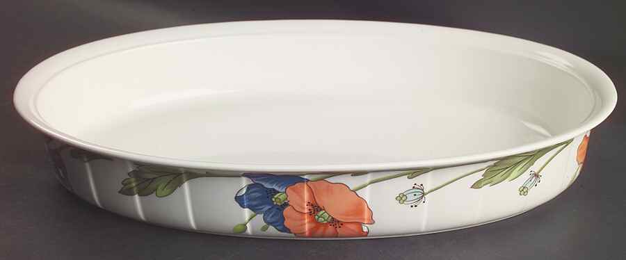 Amapola 15" Oval Baker by Villeroy & Boch-1