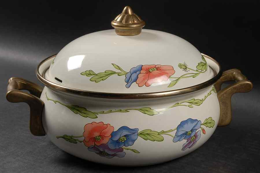 Amapola 2 Quart Metal Covered Casserole by Villeroy & Boch-1