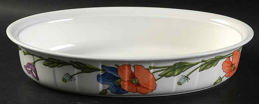 Amapola 11" Oval Baker by Villeroy & Boch-1
