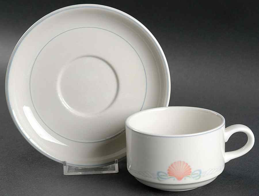 Amalfi Flat Cup & Saucer Set by Villeroy & Boch-1