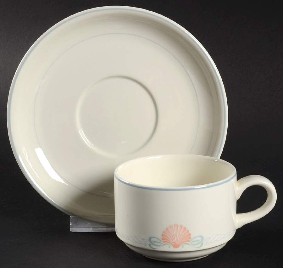 Amalfi Flat Cup & Saucer Set by Villeroy & Boch-1