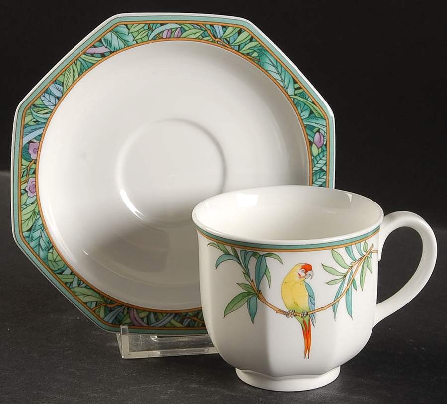 Amazona Flat Cup & Saucer Set by Villeroy & Boch-1