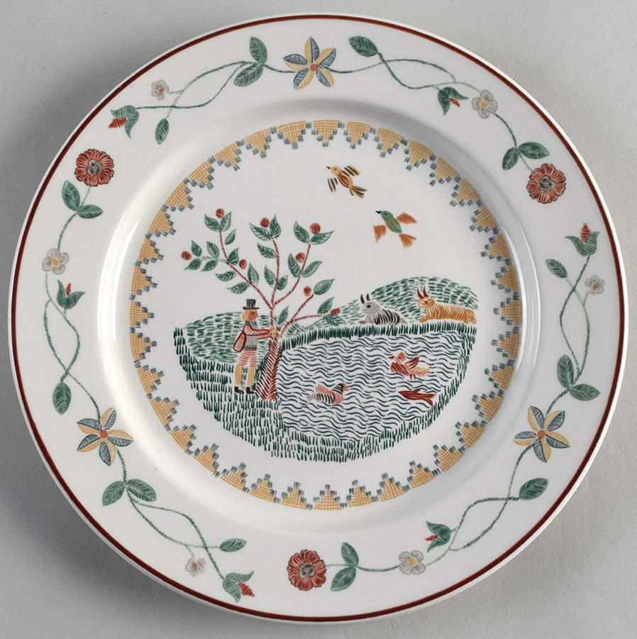 American Sampler Salad Plate by Villeroy & Boch-1