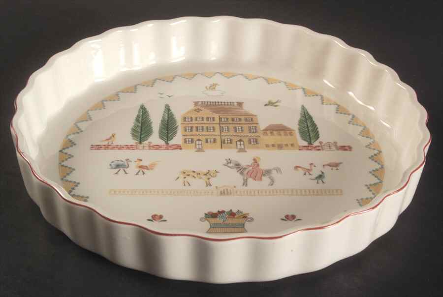 American Sampler 9" Quiche by Villeroy & Boch-1