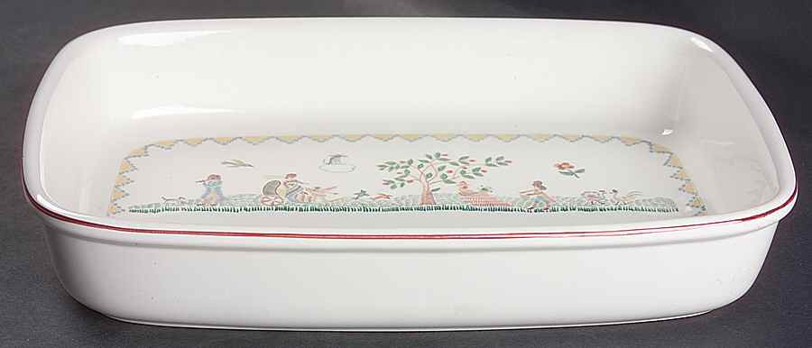 American Sampler 11" Rectangular Baker by Villeroy & Boch-1