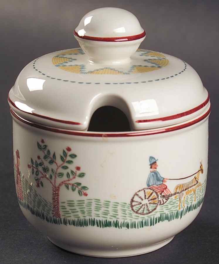 American Sampler Jam/Jelly & Lid by Villeroy & Boch-1