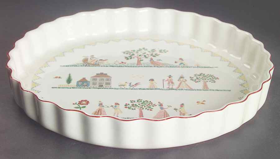 American Sampler 11'' Quiche by Villeroy & Boch-1