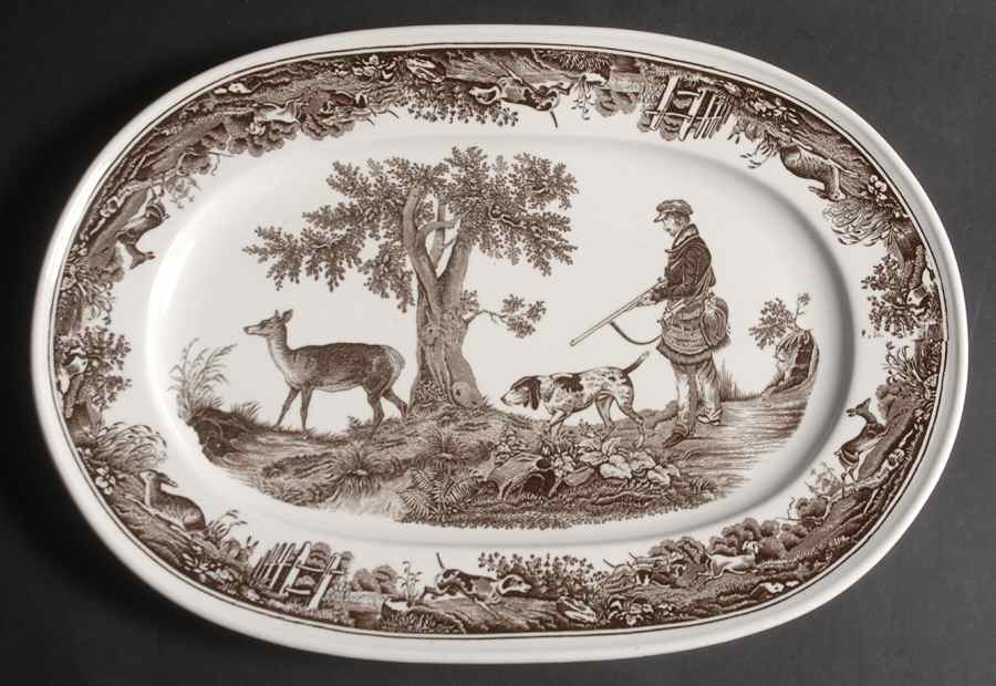 Anjou 16" Oval Serving Platter by Villeroy & Boch-1
