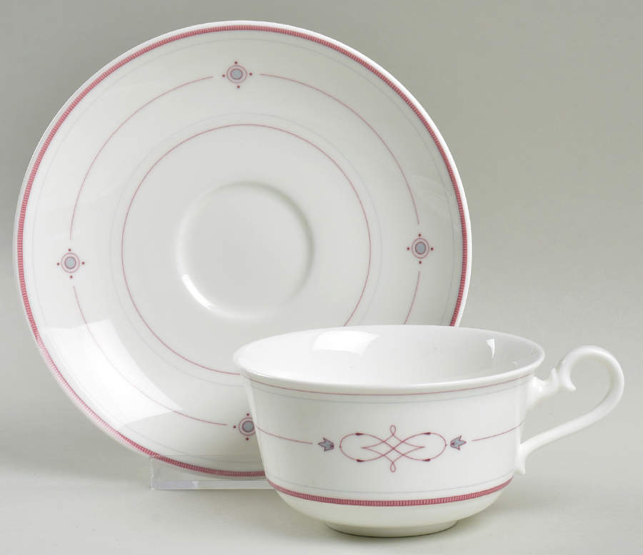 Aragon Flat Cup & Saucer Set by Villeroy & Boch-1