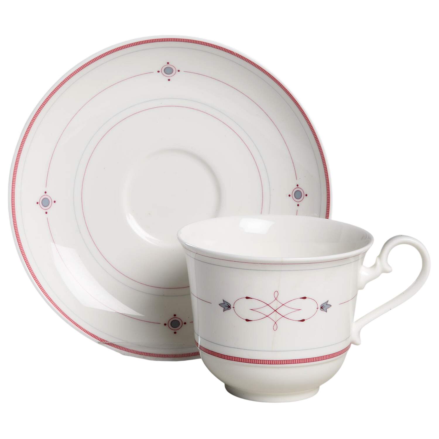 Aragon Flat Cup & Saucer Set by Villeroy & Boch-1