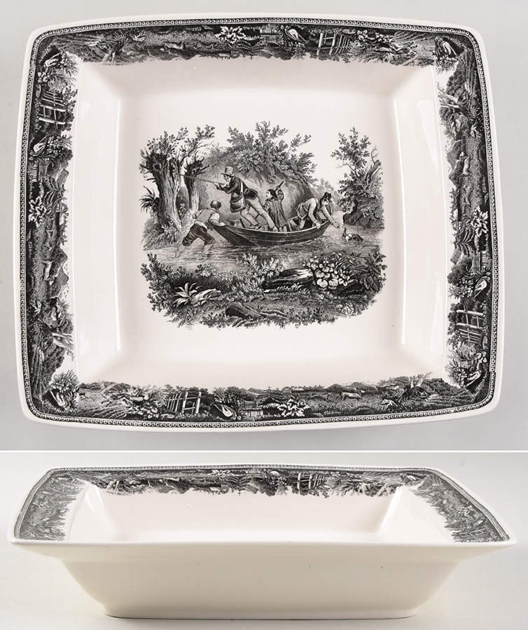 Artemis Grey Black 11" Rectangular Vegetable Bowl by Villeroy & Boch-1