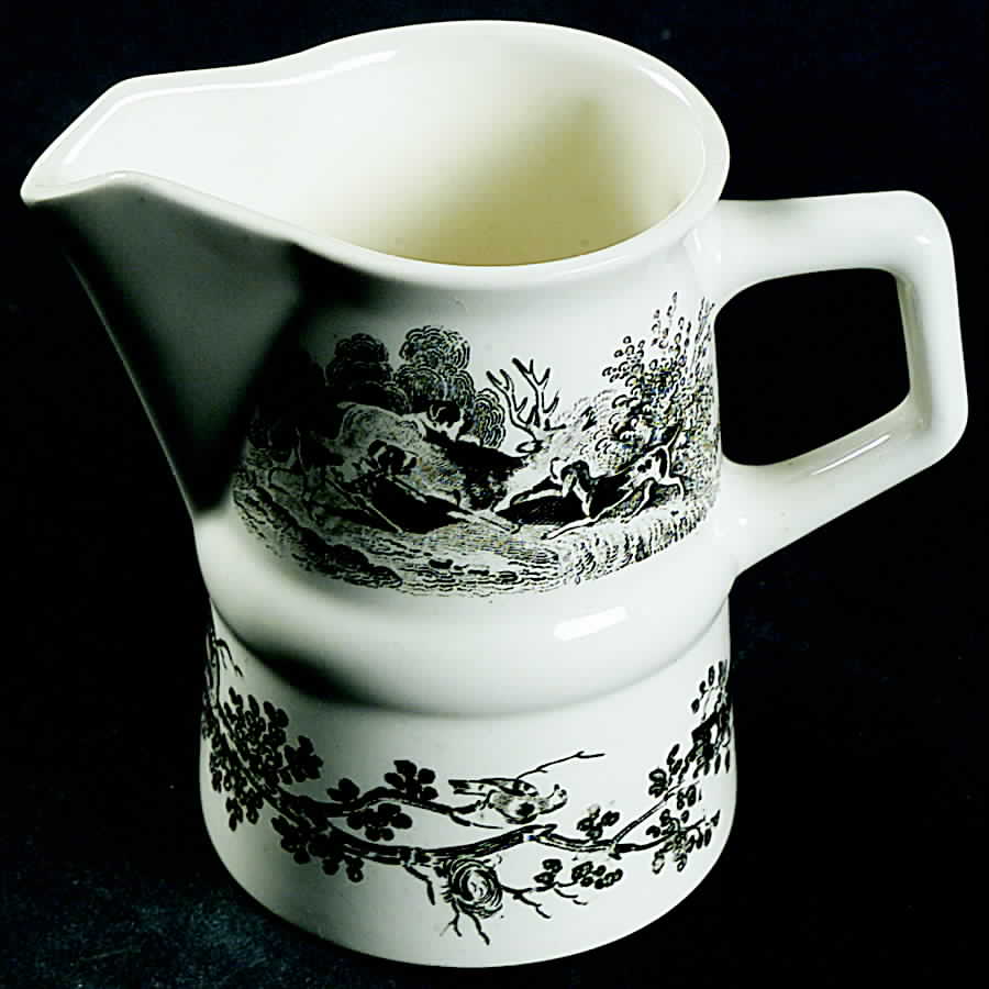 Artemis Grey Black Creamer by Villeroy & Boch-1