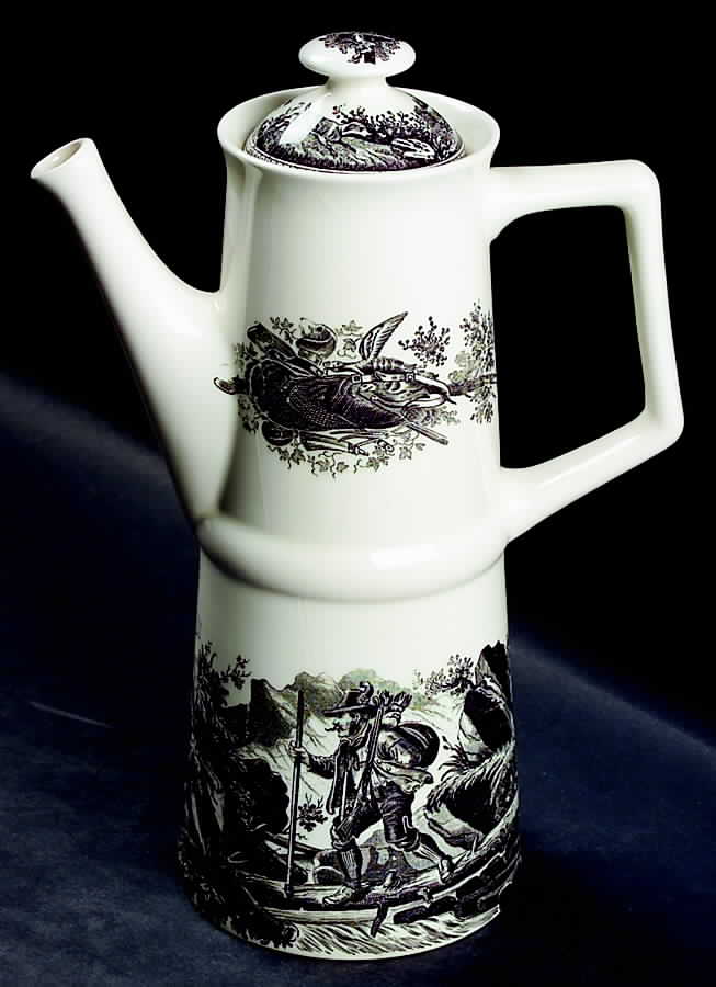 Artemis Grey Black Chocolate Pot & Lid by Villeroy & Boch-1