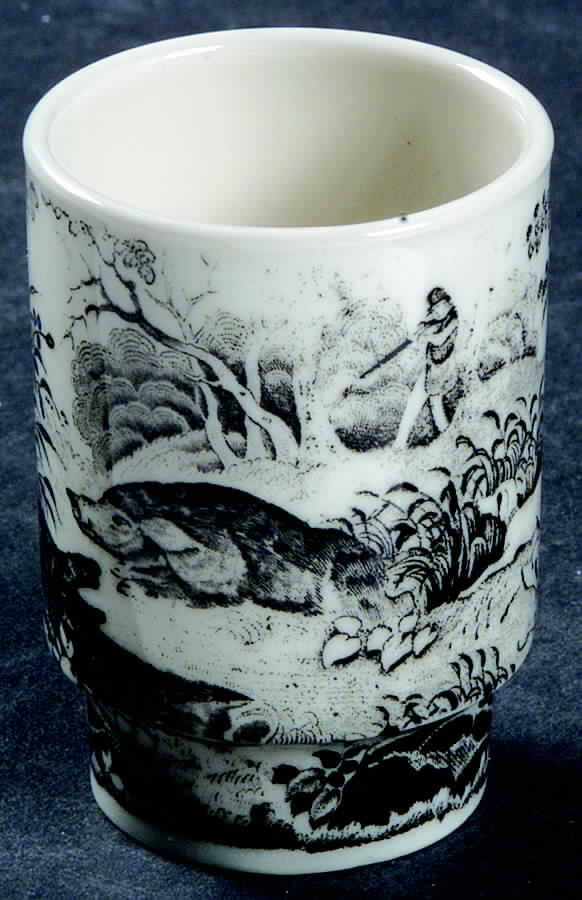 Artemis Grey Black China Shot Glass by Villeroy & Boch-1