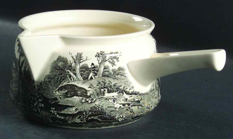 Artemis Grey Black Gravy Boat by Villeroy & Boch-1