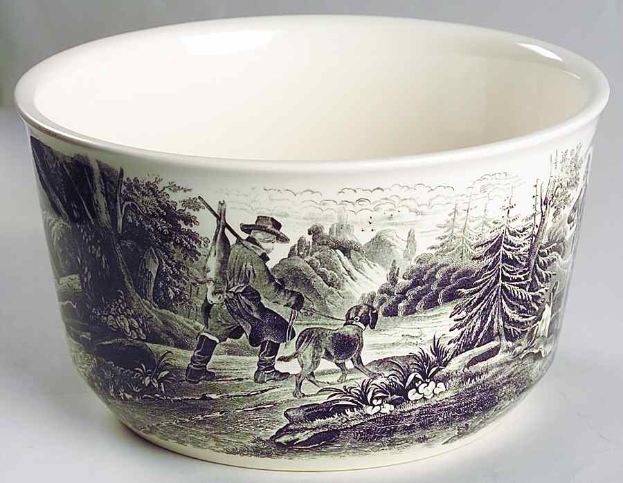 Artemis Grey Black 8" Salad Serving Bowl by Villeroy & Boch-1