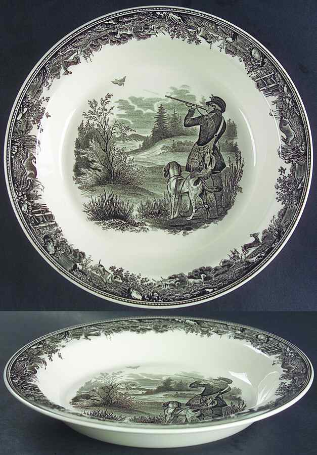 Artemis Grey Black Rim Soup Bowl by Villeroy & Boch-1