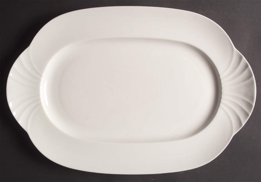 Arco Weiss 15" Oval Serving Platter by Villeroy & Boch-1