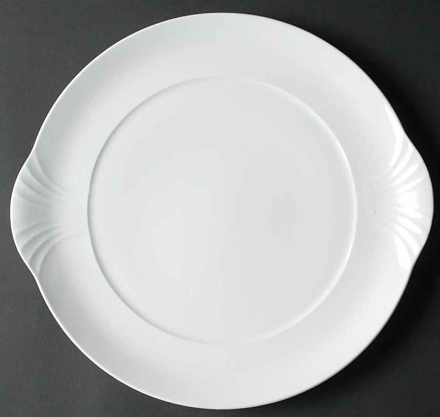 Arco Weiss Handled Cake Plate by Villeroy & Boch-1