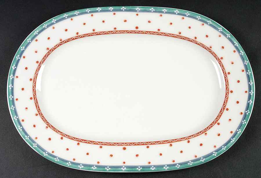 Ascoli 13" Oval Serving Platter by Villeroy & Boch-1