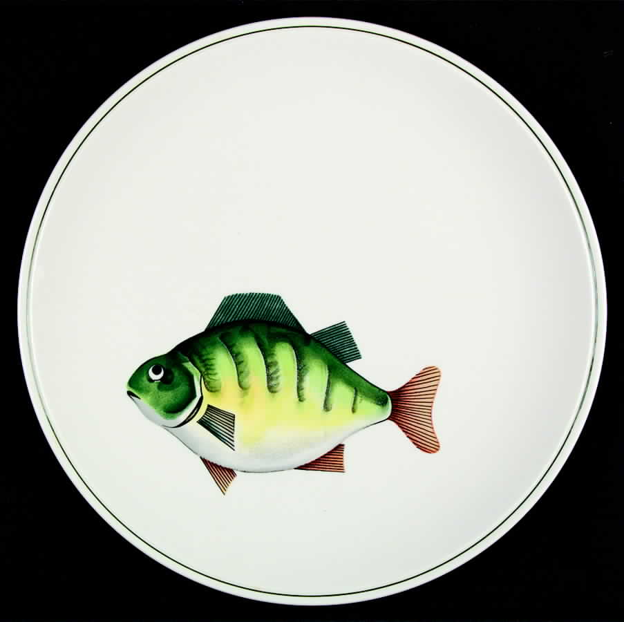 Atlantic (Fish, No Flowers, Cream) Dinner Plate by Villeroy & Boch-1
