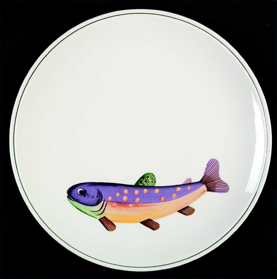 Atlantic (Fish, No Flowers, Cream) Dinner Plate by Villeroy & Boch-1