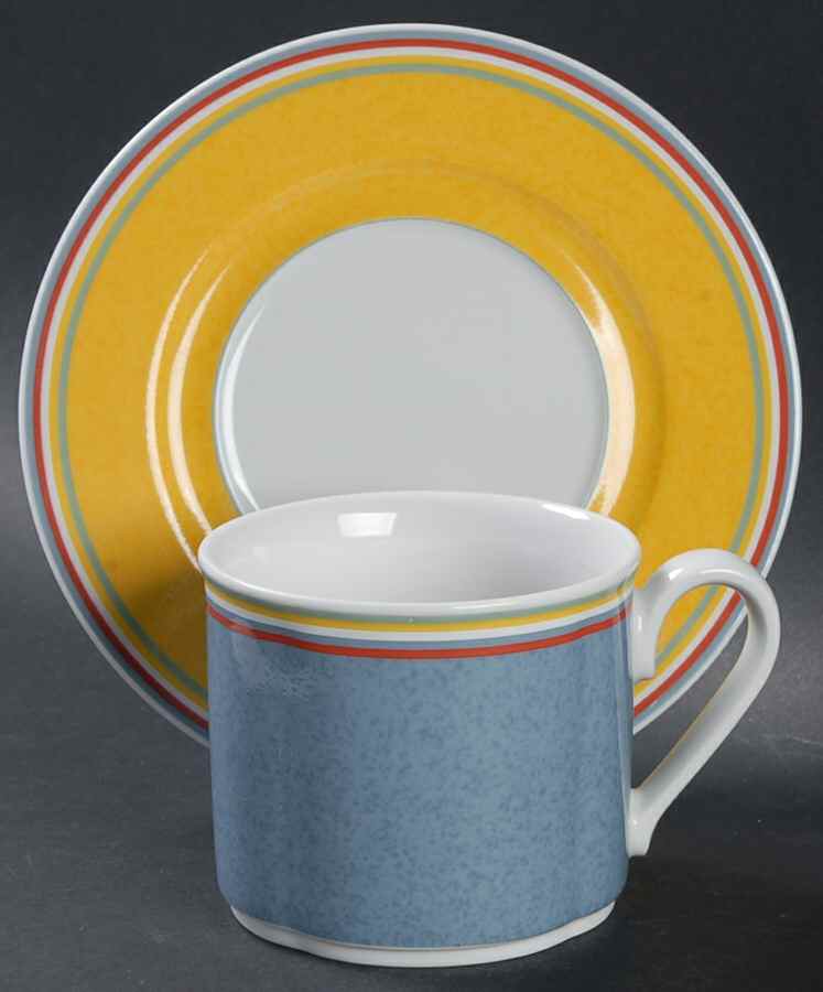 Ava Blue Breakfast Cup & Saucer Set by Villeroy & Boch-1