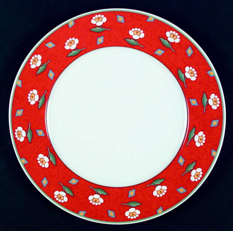 Ava Red Dinner Plate by Villeroy & Boch-1