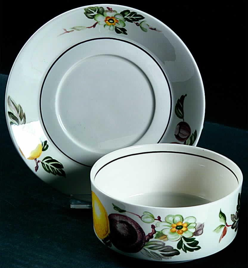 Bali Flat Cream Soup Bowl & Saucer Set by Villeroy & Boch-1
