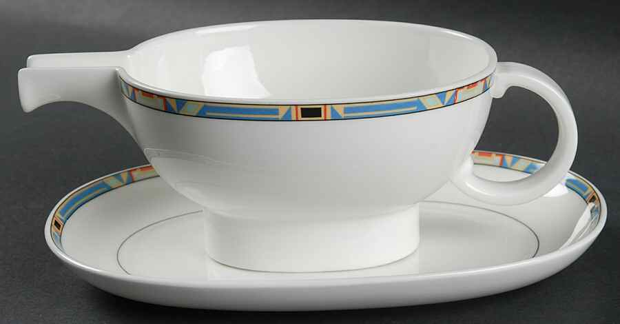 Bari Gravy Boat & Underplate/Relish by Villeroy & Boch-1