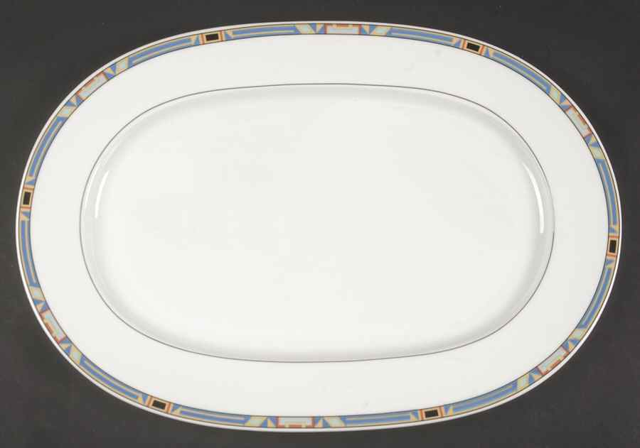 Bari 16" Oval Serving Platter by Villeroy & Boch-1