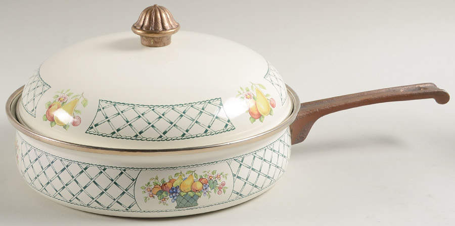 Basket 10" Metal Skillet & Lid by Villeroy & Boch-1