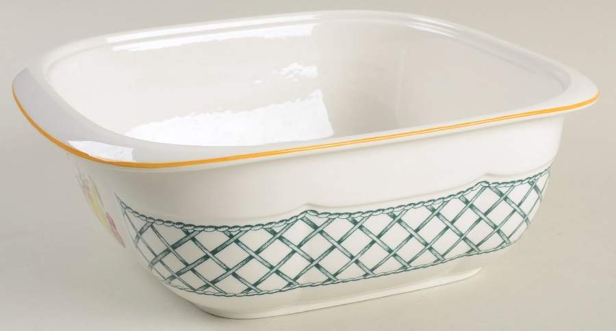 Basket 3 Quart Square Microwave Baker No Lid by Villeroy & Boch-1