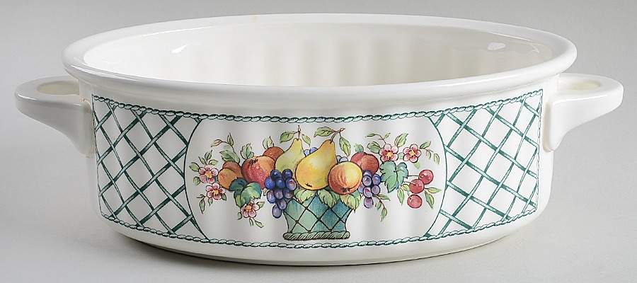 Basket 3 Qt Oval Covered Casserole No Lid by Villeroy & Boch-1