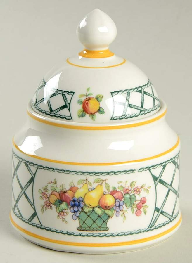 Basket Mini Sugar Bowl & Lid by Villeroy & Boch-1