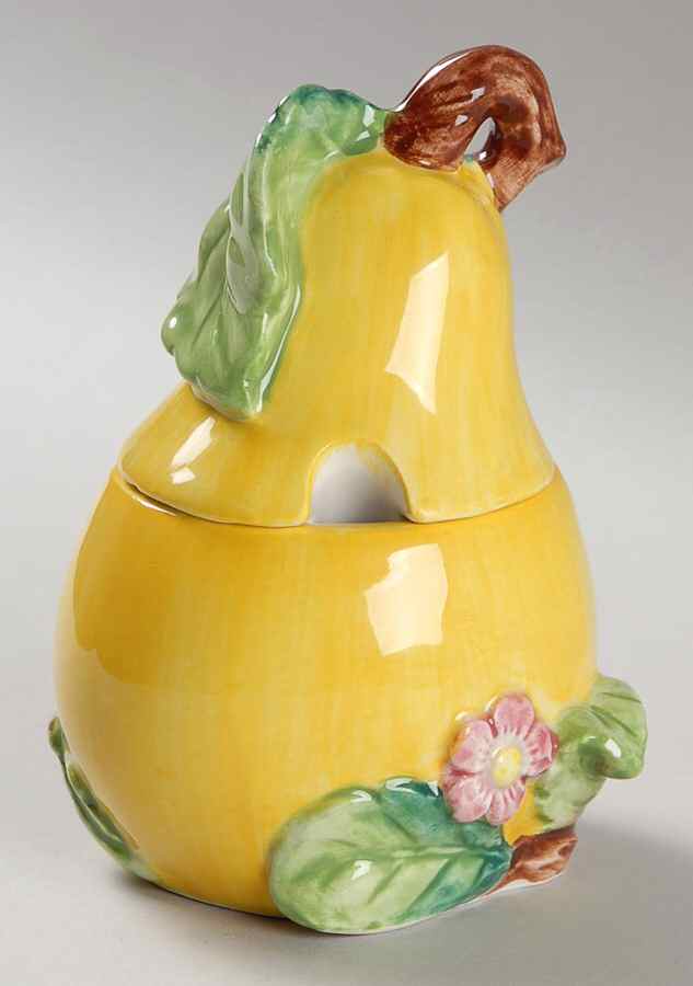 Basket Figural Sugar Bowl & Lid by Villeroy & Boch-1