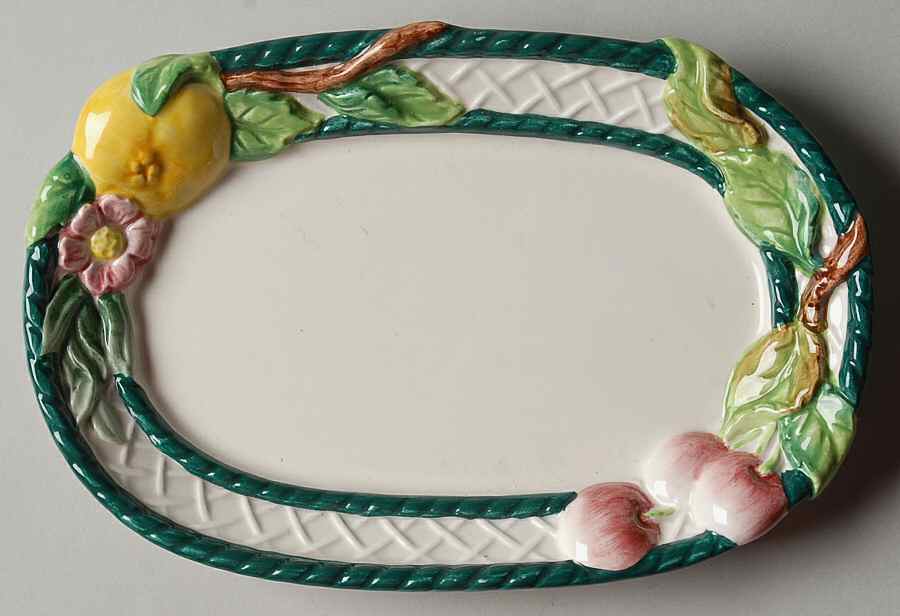 Basket Tray for Figural Creamer & Sugar W/Spoon by Villeroy & Boch-1