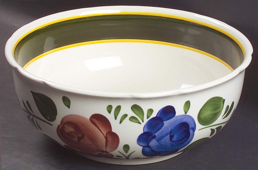 Bauernblume 9" Salad Serving Bowl by Villeroy & Boch-1
