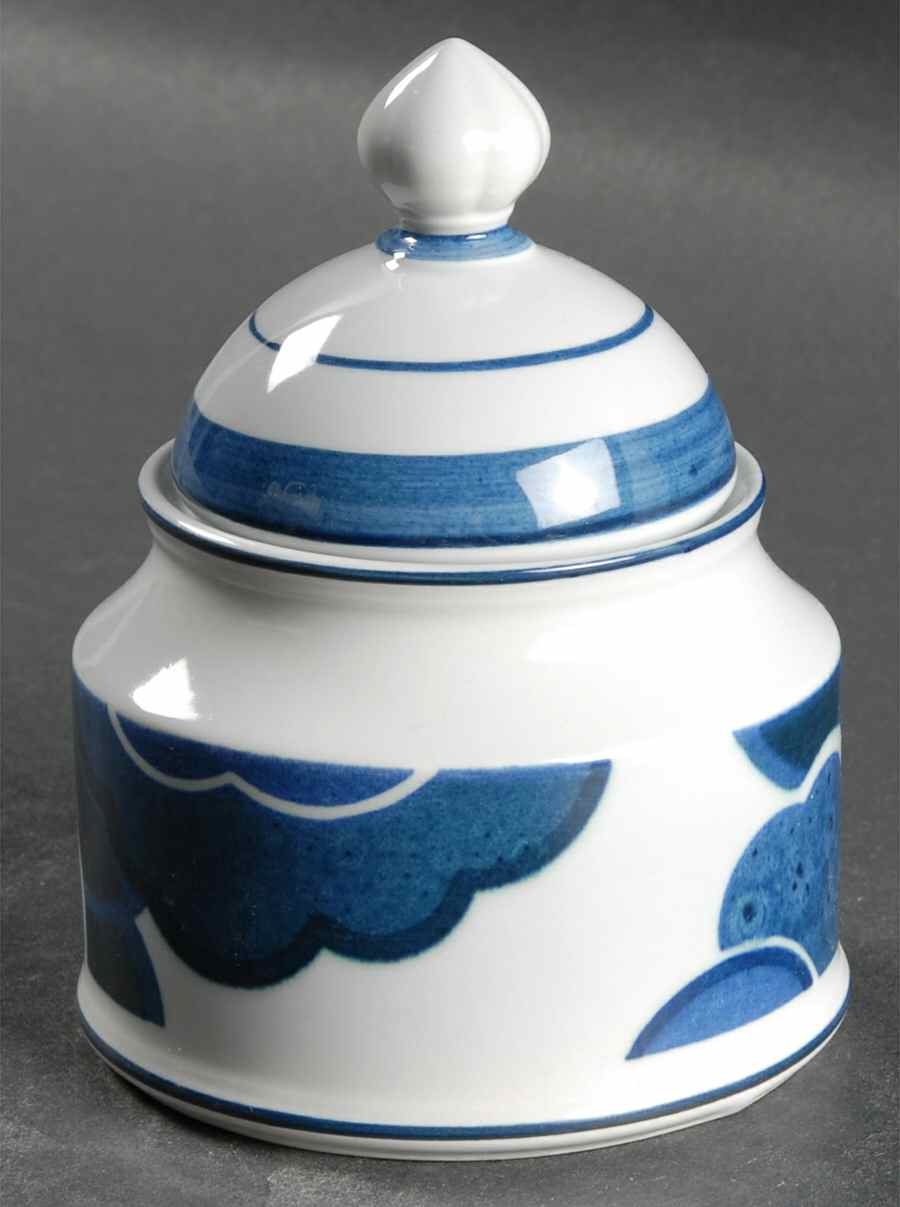 Blue Cloud Sugar Bowl & Lid by Villeroy & Boch-1